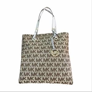 Authentic MICHAEL KORS Signature Jacquard Purse 14”